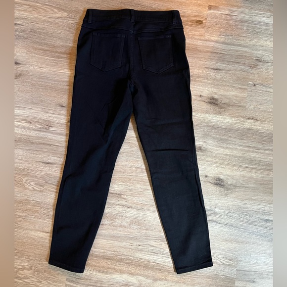 SPANX Black Skinny Jeans Tummy Control Size large NWT - Picture 12 of 15